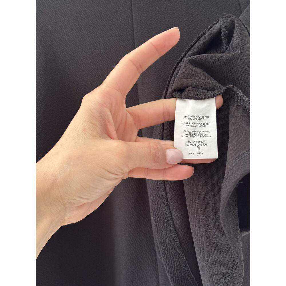 Lush Black Flared Mini Skirt Size M Polyester Spandex - Picture 6 of 9